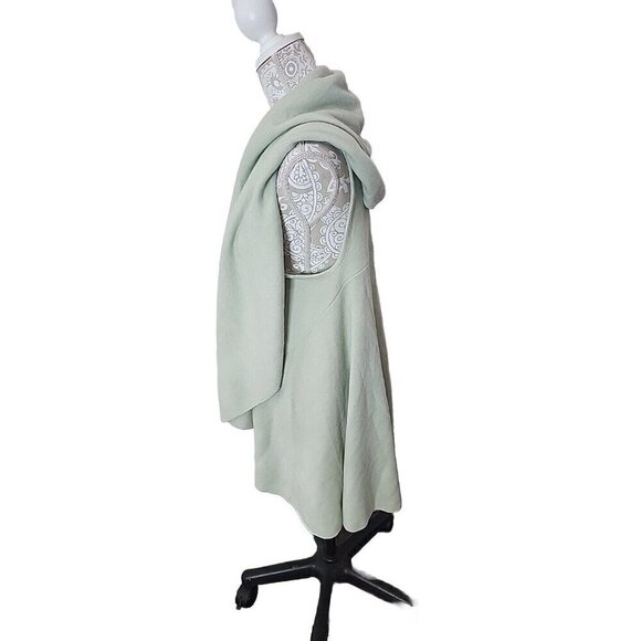 Look By M Shawl Cardigan Poncho 4 In 1 Light Dusty Green Women's One Size - Picture 4 of 6